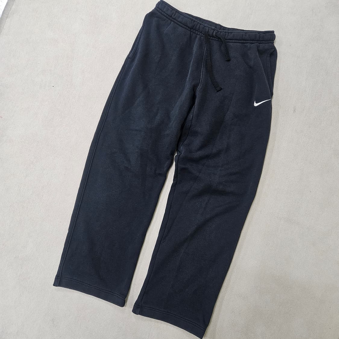 M 나이키 블랙 로고 트레이닝 팬츠 0330Y 상품이미지1