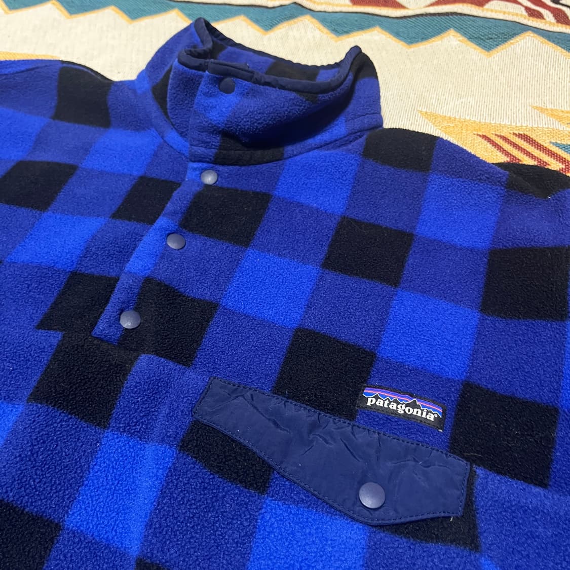 파타고니아 버팔로 체크 신칠라 스냅티 L 상품이미지3