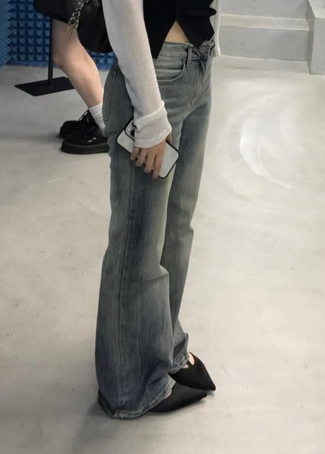 남서연 착용)Yue project 라이즈 부츠컷 상품이미지5