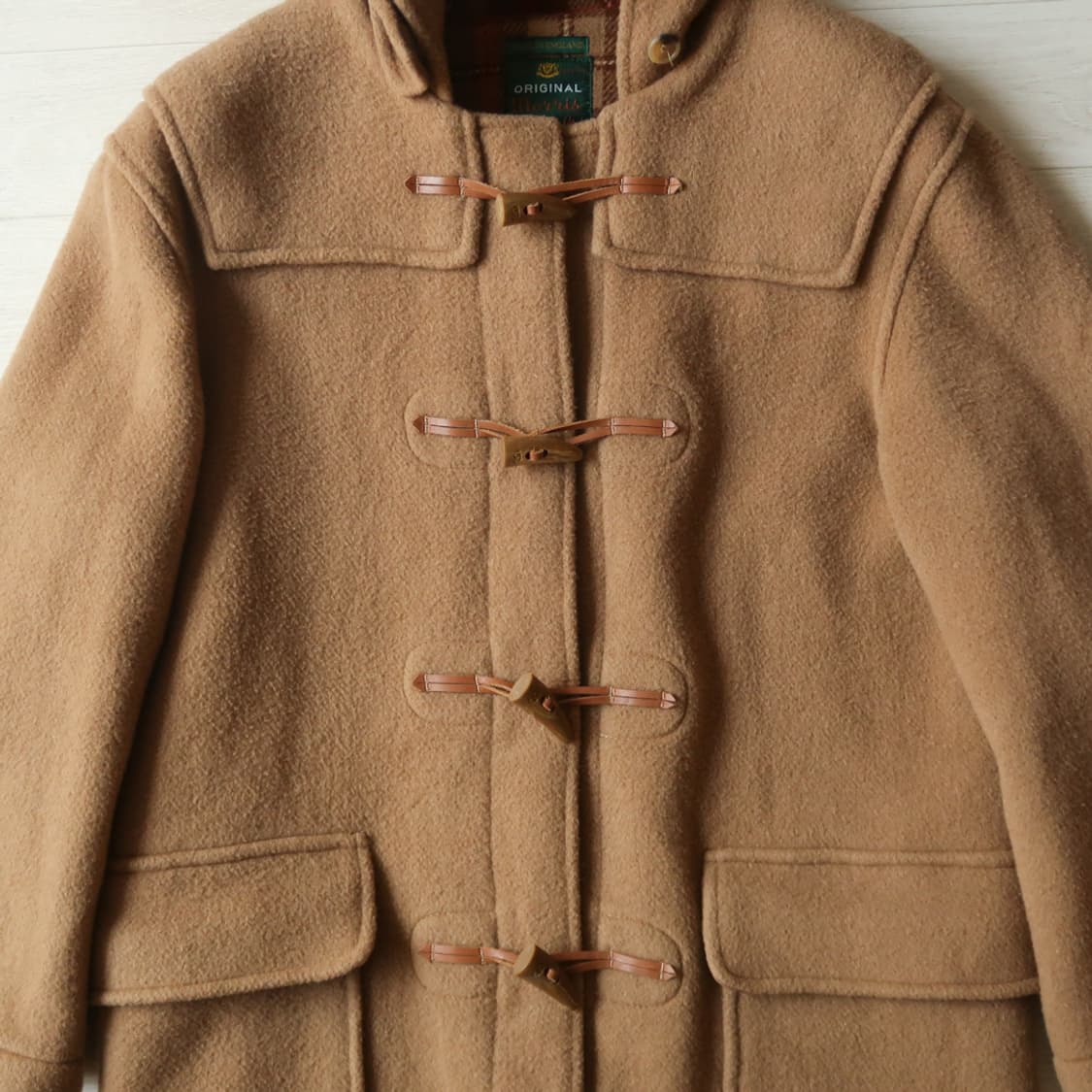 [Made in England] 빈티지 오리지날 울 더플 코트 상품이미지3
