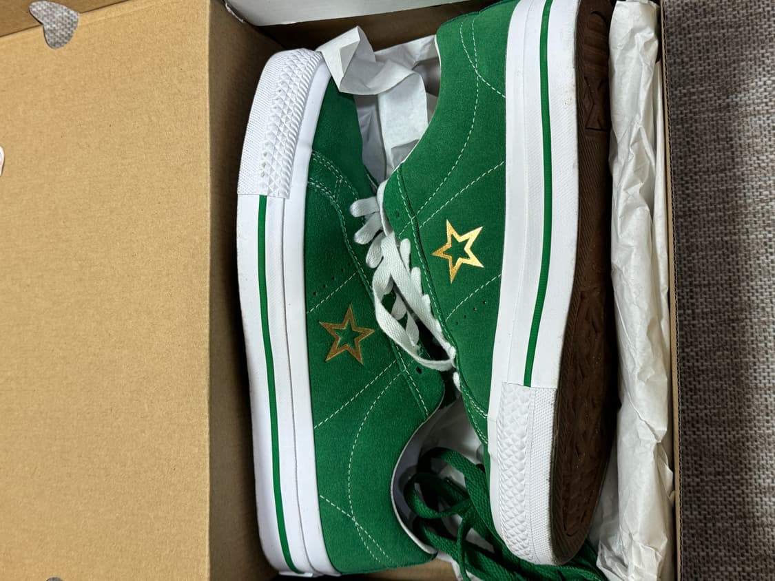 컨버스 원스타 프로 스웨이드 그린 250 상품이미지4