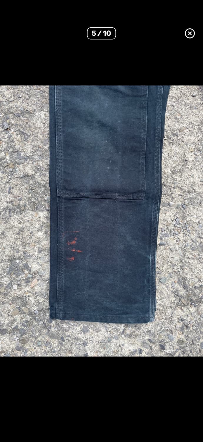 칼하트 더블니 b01 34사이즈 블랙 상품이미지5