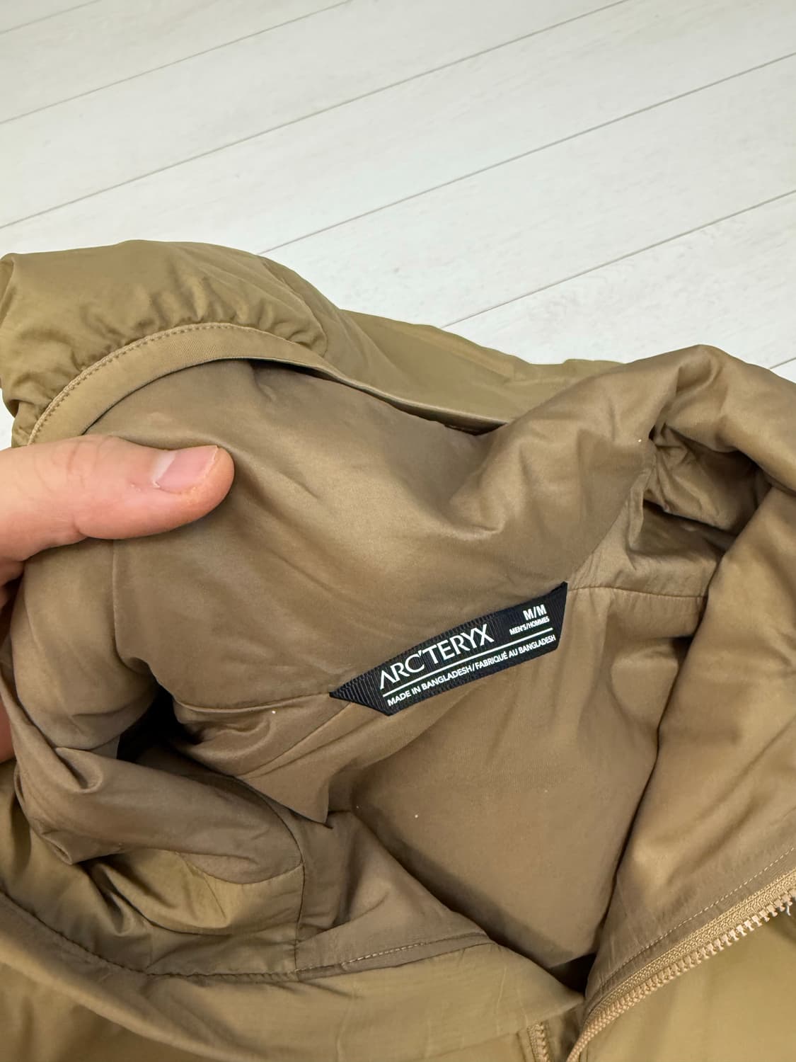 아크테릭스 아톰 후디 캔버스 M사이즈 상품이미지6