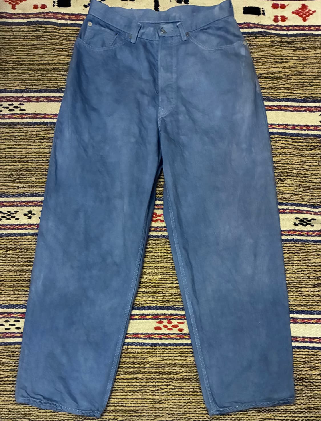 (1/29)marka 마카 스톤워시 페이디드 코쿤핏 데님 블루 by 상품이미지3