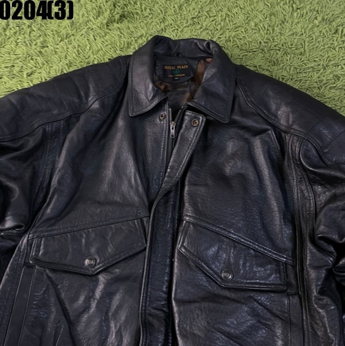 빈티지 레더 자켓 상품이미지2