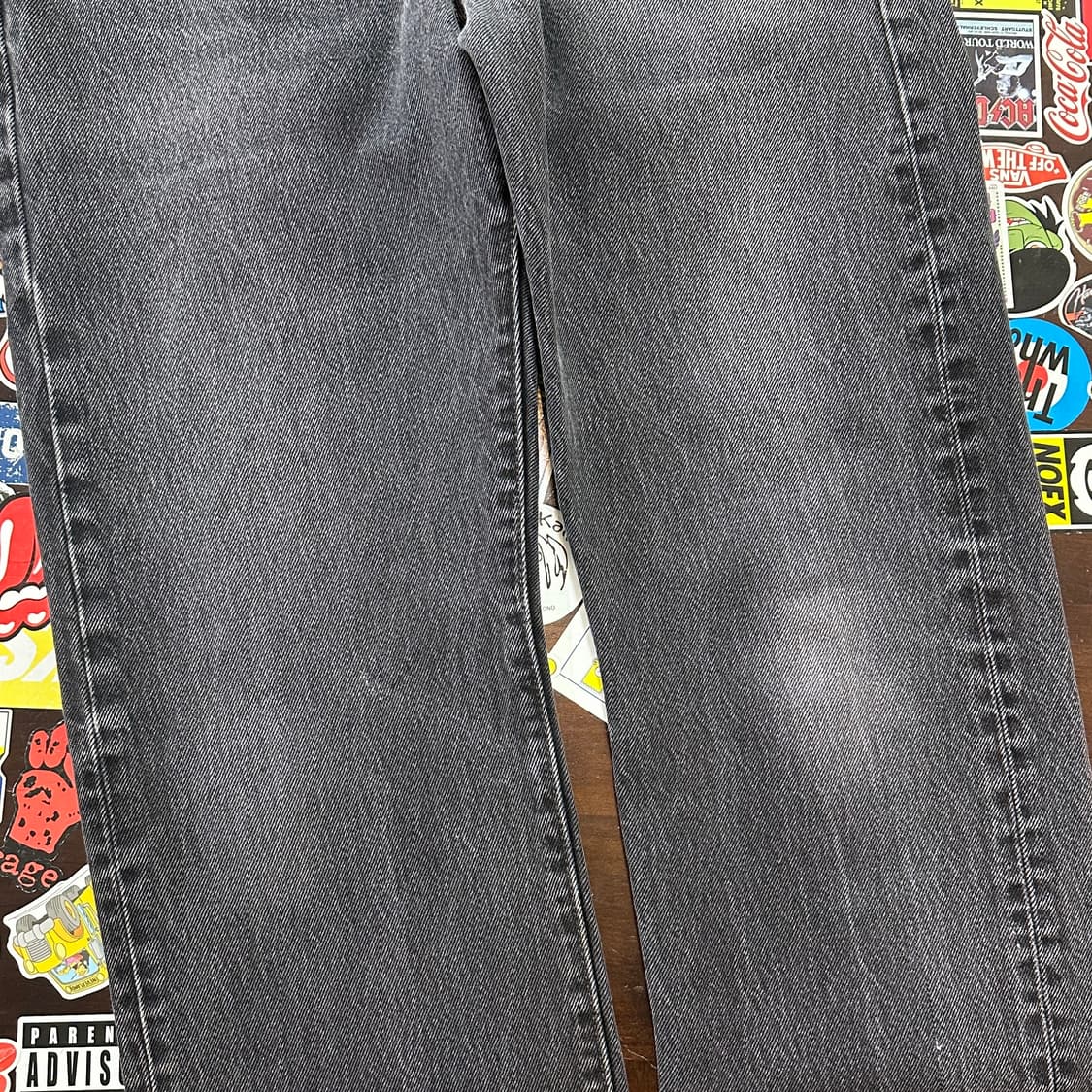 리바이스 501 블랙 진 데님 팬츠 34 상품이미지6