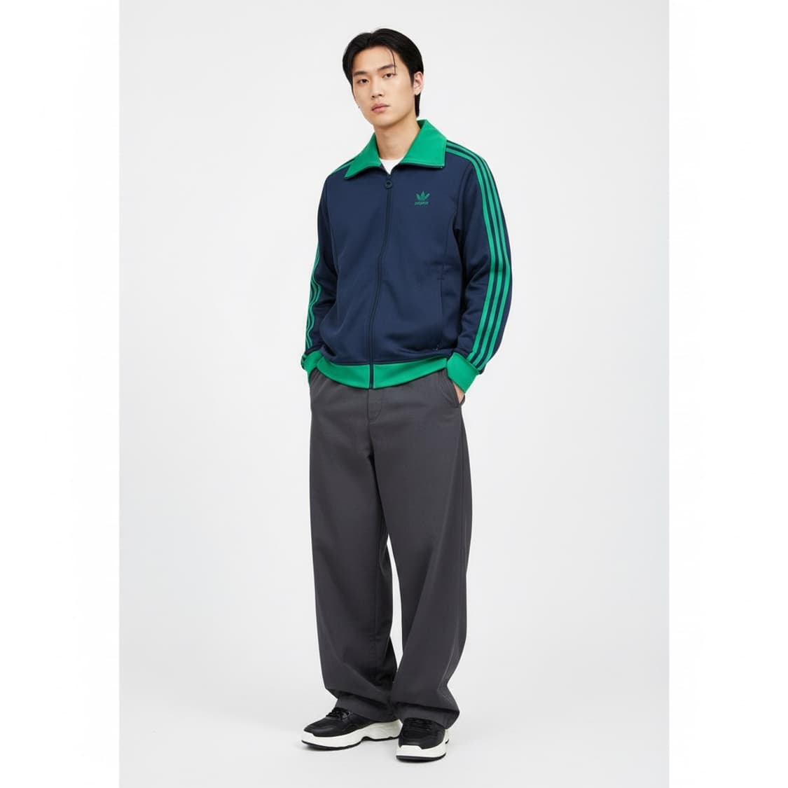 Adidas 아디다스 유로파 트랙탑 네이비 95 (스트릿) 상품이미지1