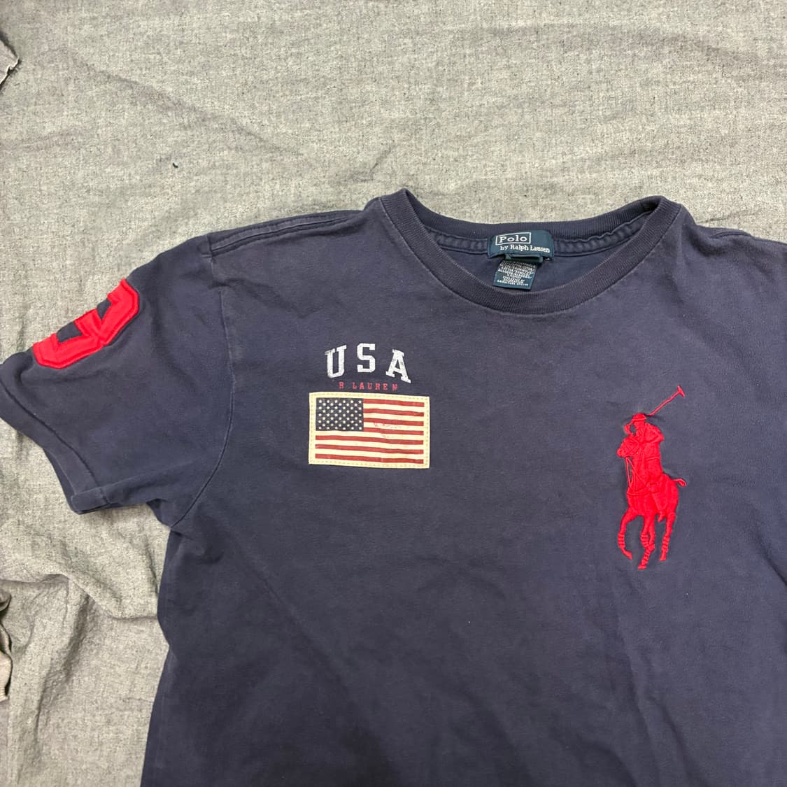 폴로 빅포니 성조기 네이비/레드 상품이미지4