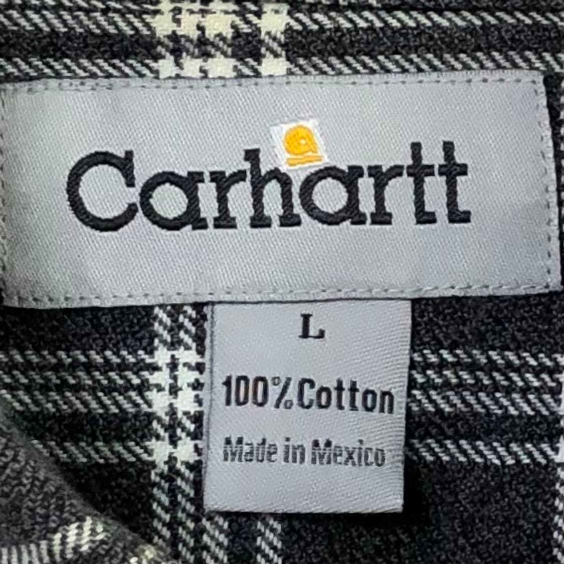 L 칼하트 체크 워크 남방 상품이미지3