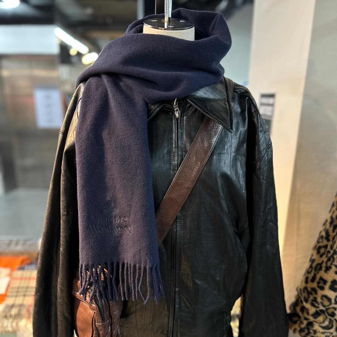 Vivienne Westwood embroidered Muffler 상품이미지5