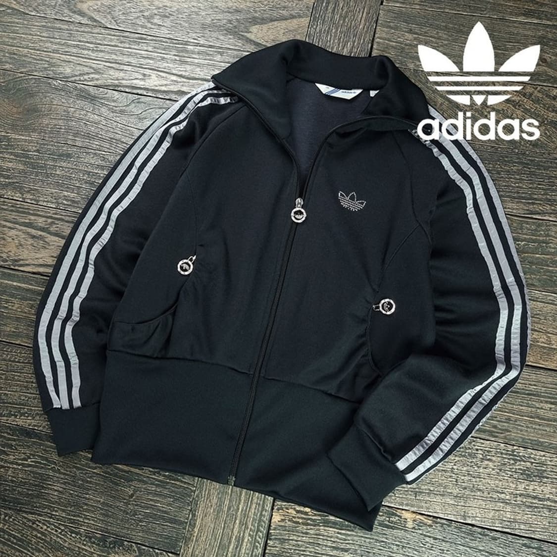 [아디다스] 00s Y2K 빈티지 큐빅 빅로고 져지 트랙탑 M20150 상품이미지1