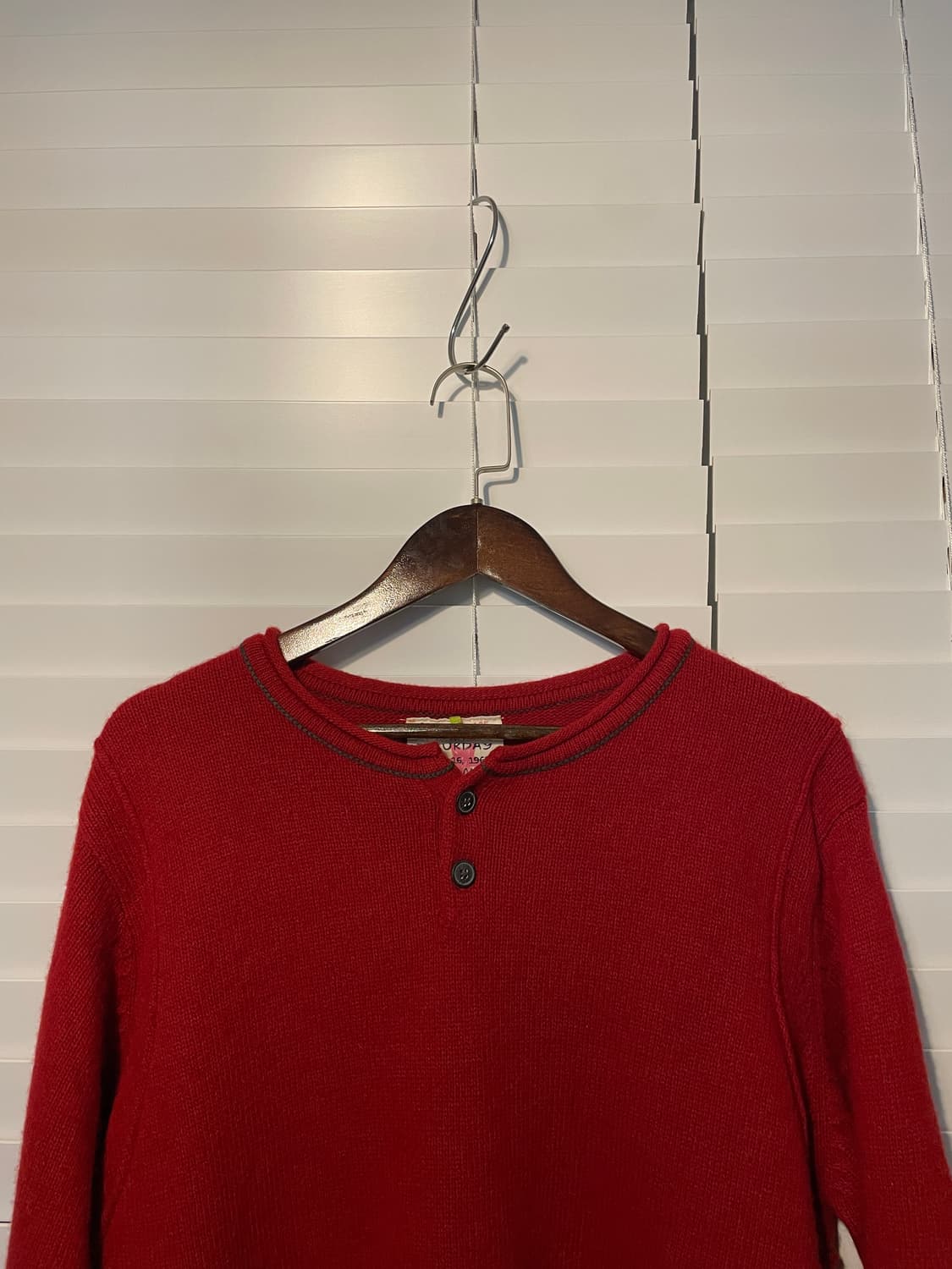 베이직하우스 헨드릭스 투버튼 라운드 니트 상품이미지5