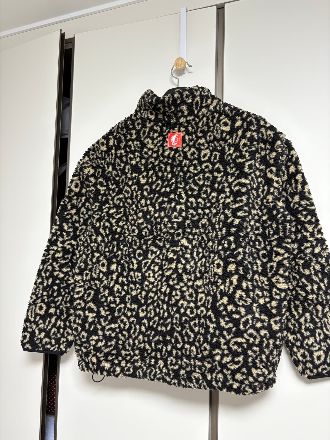 준준스페이스 셔링 하프 집업 블랙 상품이미지5