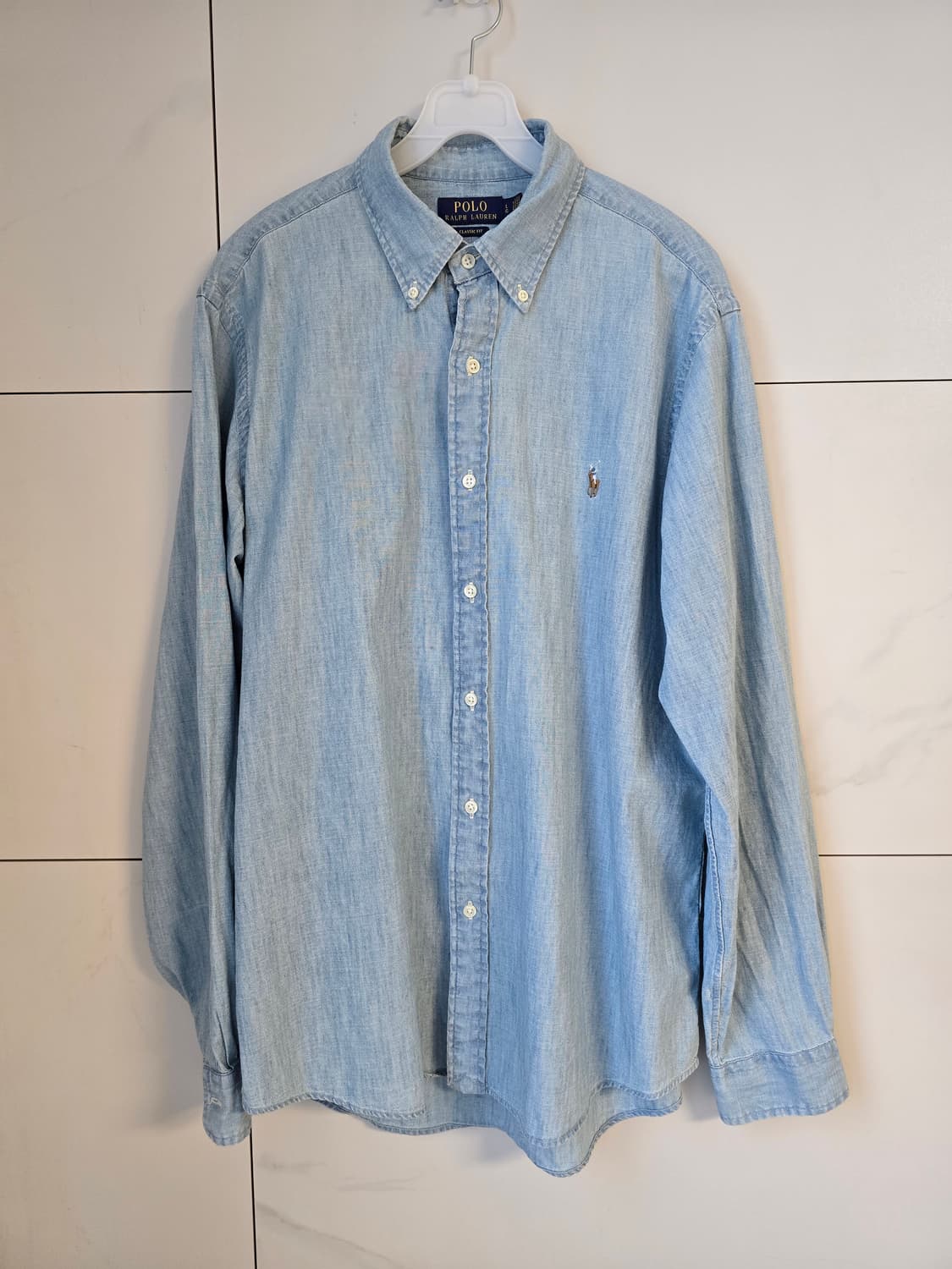 폴로 랄프로렌 샴브레이 셔츠(L, 클래식핏)
 상품이미지1