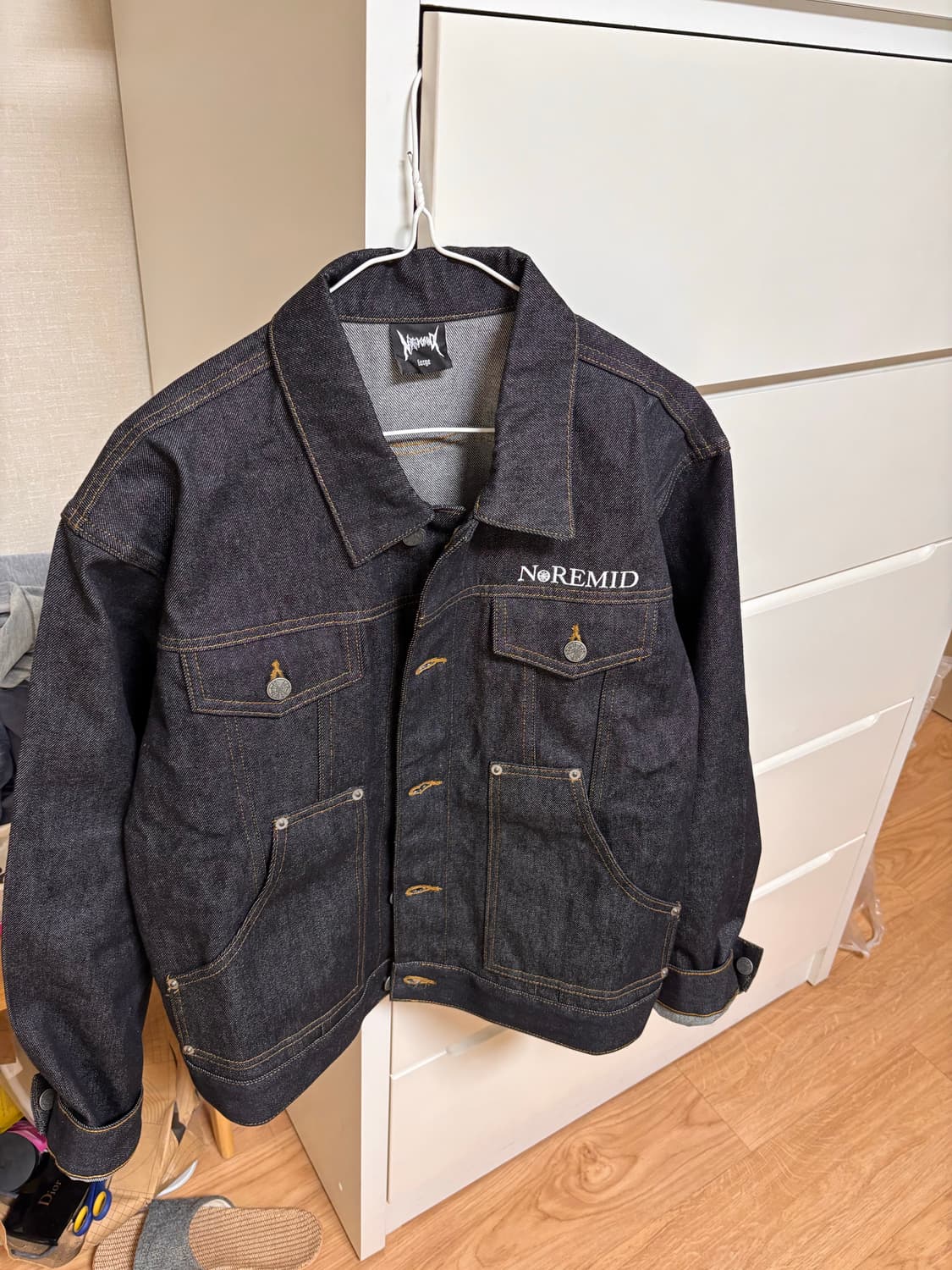 Noremid 데님 자켓 팝니다 상품이미지3