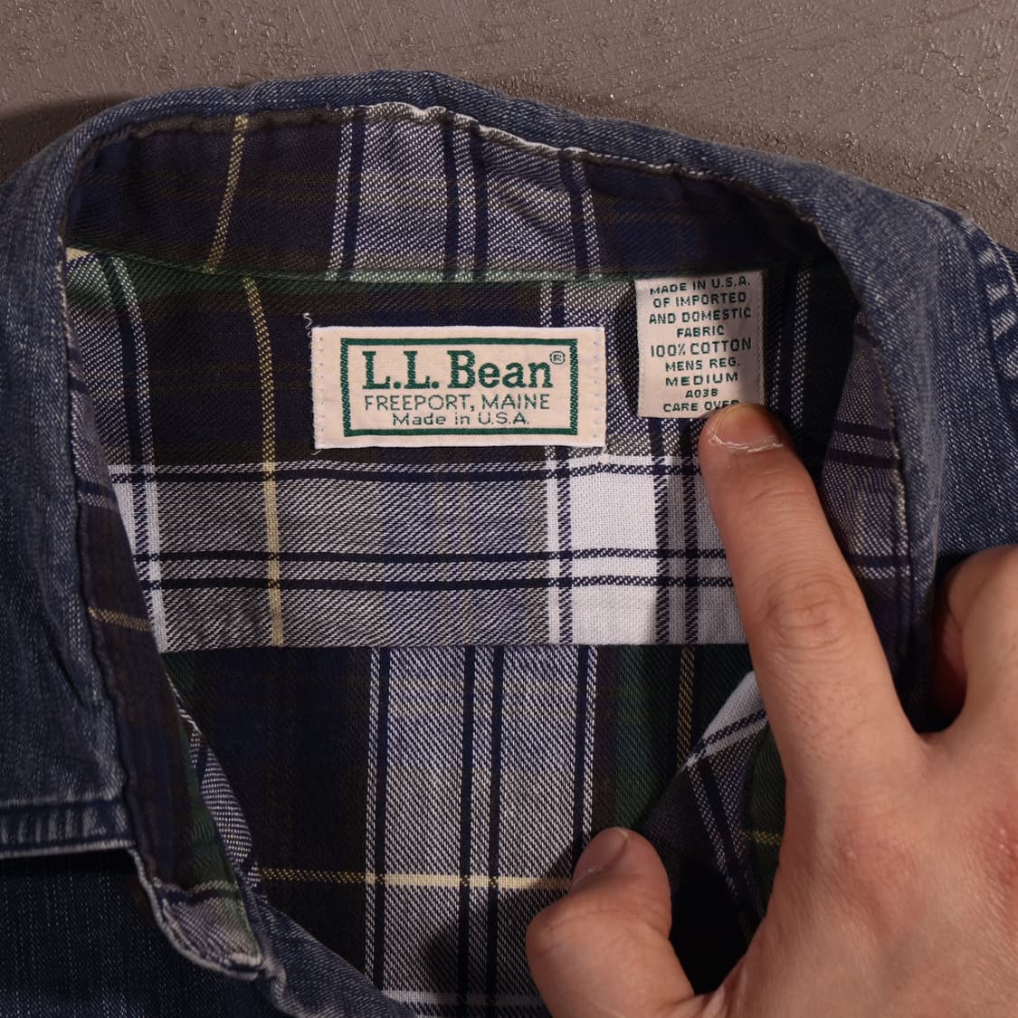 90s 엘엘빈 USA 워크셔츠 상품이미지3