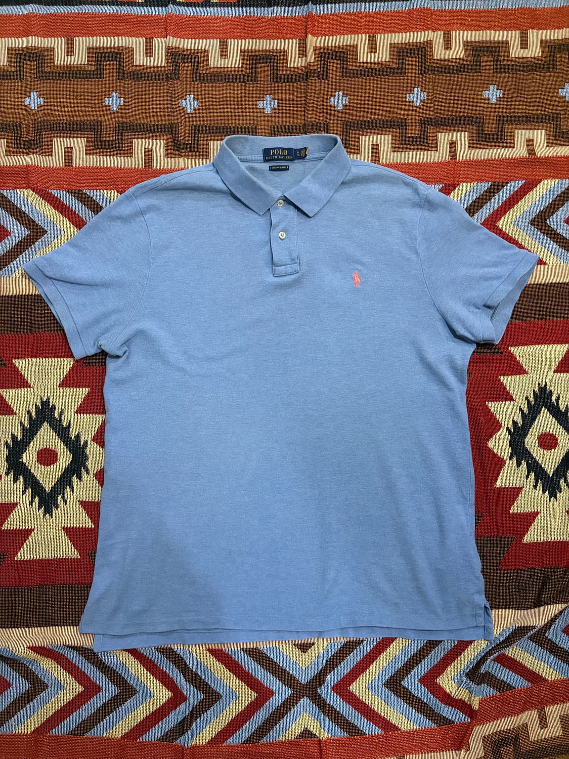XL) 폴로 랄프로렌 카라티 Pk티 하늘색 상품이미지1