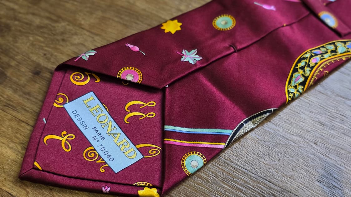 레오나드 빈티지 넥타이  상품이미지3