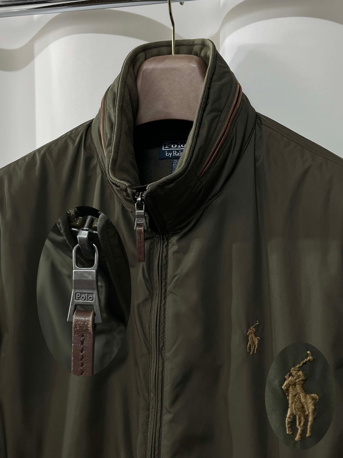 폴로 랄프로렌 올리브 페리 윈드브레이커 자켓 상품이미지5