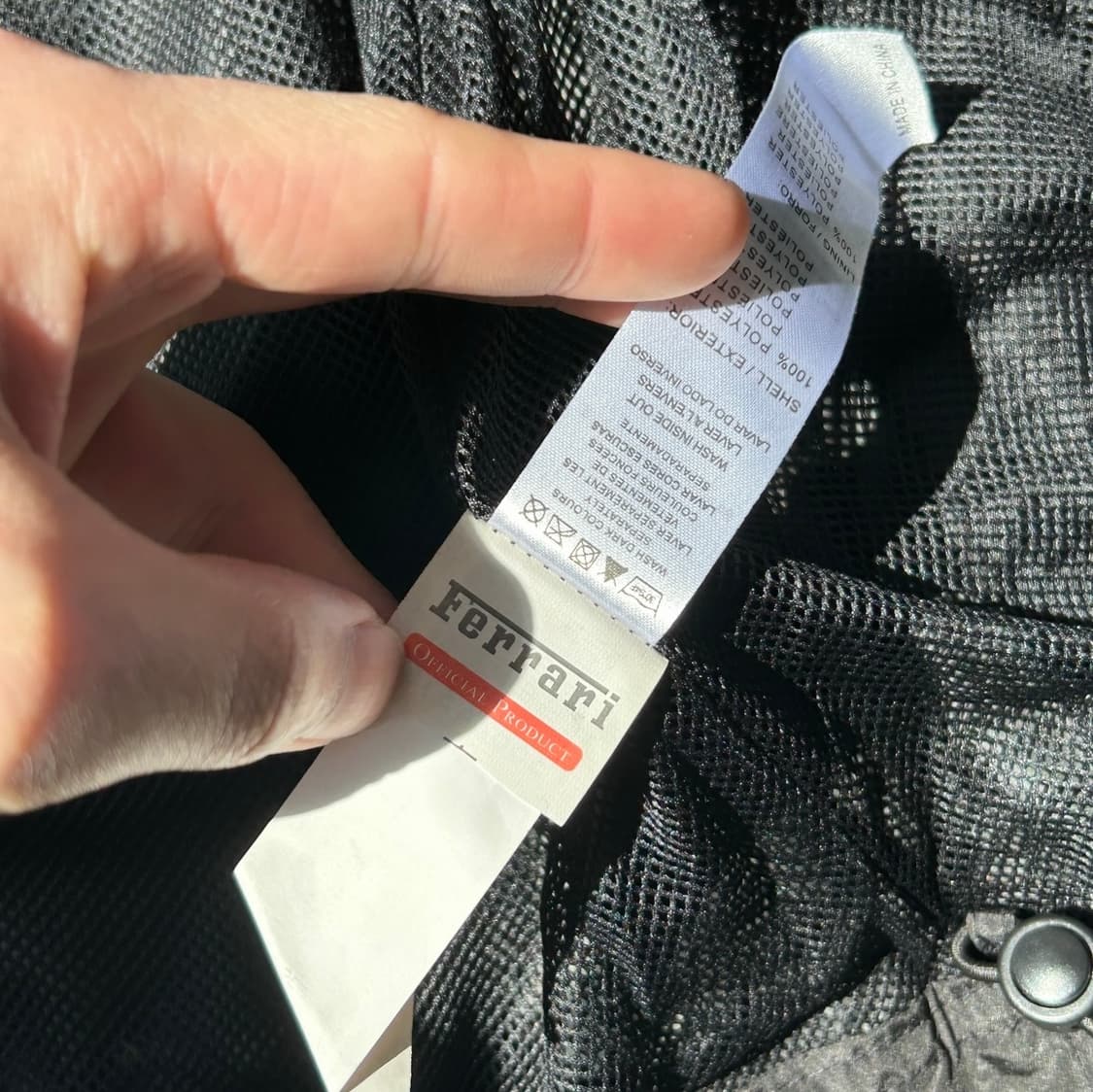 페라리 바람막이 자켓 상품이미지10