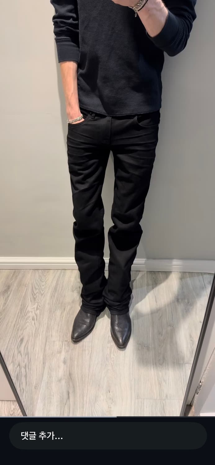 witnessvalley straight leg dirt denim 상품이미지3