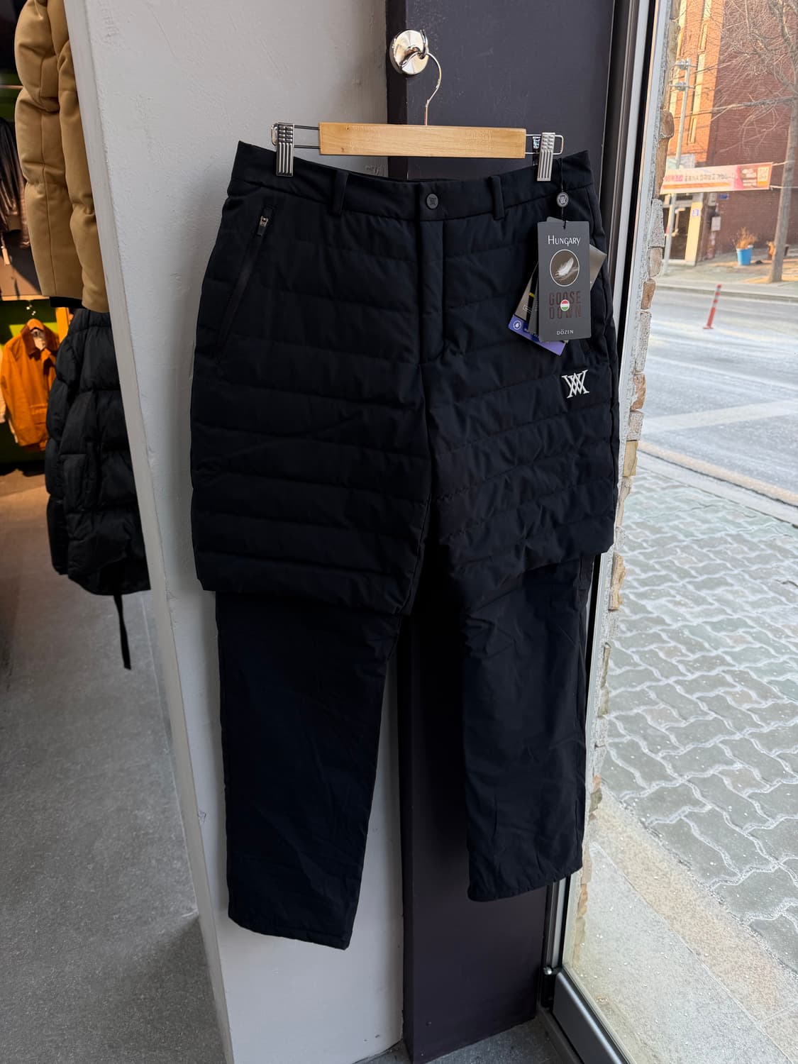 L(82)/ 어뉴 구스다운 로고 패딩팬츠(새상품) 상품이미지3