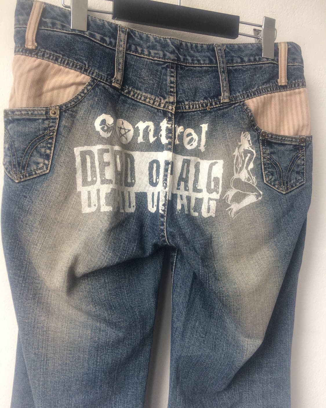 Algonquins back printing denim pants 상품이미지5
