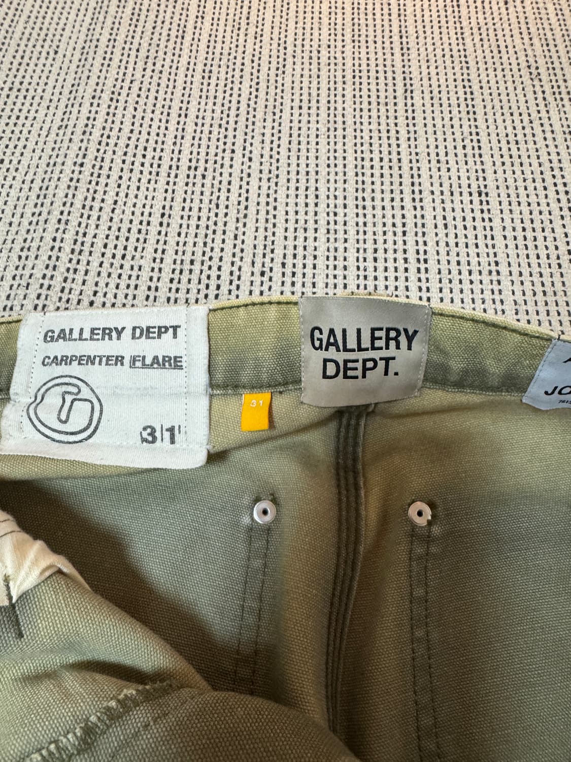 갤러리 디파트먼트 칼하트 플레어 팬츠 상품이미지3