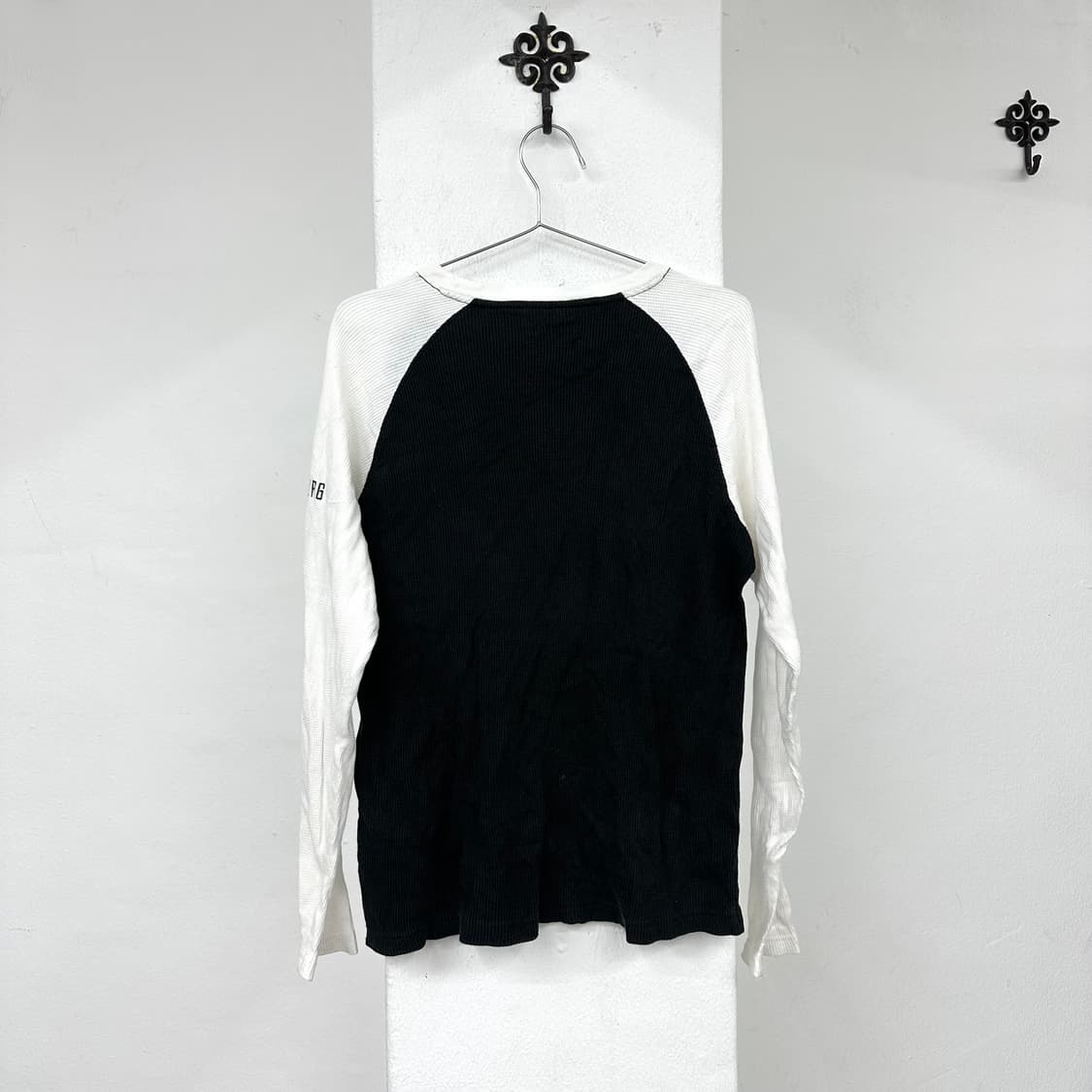 lettering nagrang knit sleeve  상품이미지4