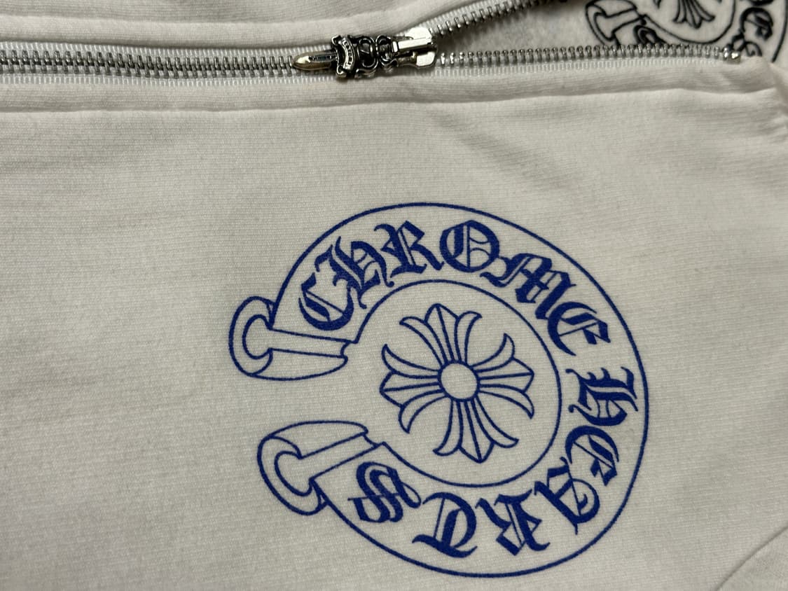 (희귀)크롬하츠 홀스슈 화이트 후드집업 상품이미지7