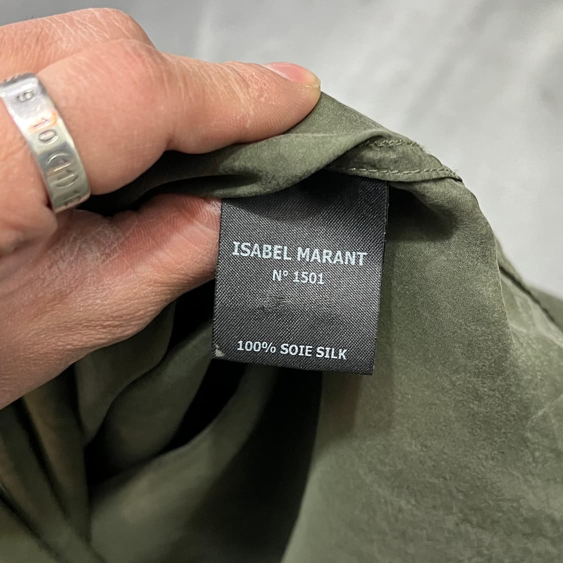  자벨마랑 실크 셔츠 원피스 +명품감정서 y14933 상품이미지7