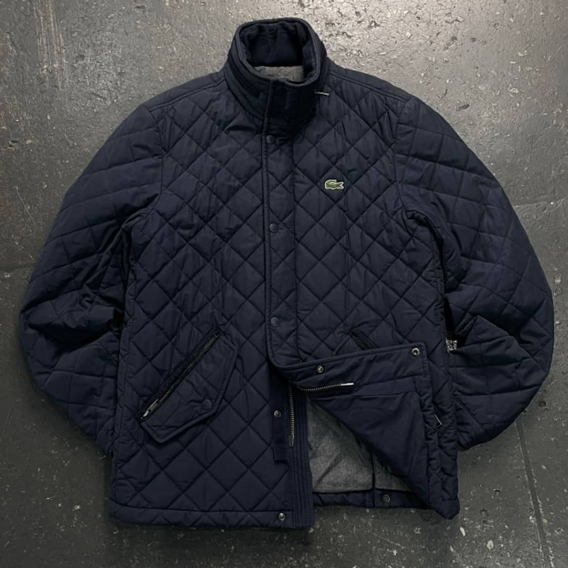 100 라코스테 퀼팅 자켓  상품이미지1
