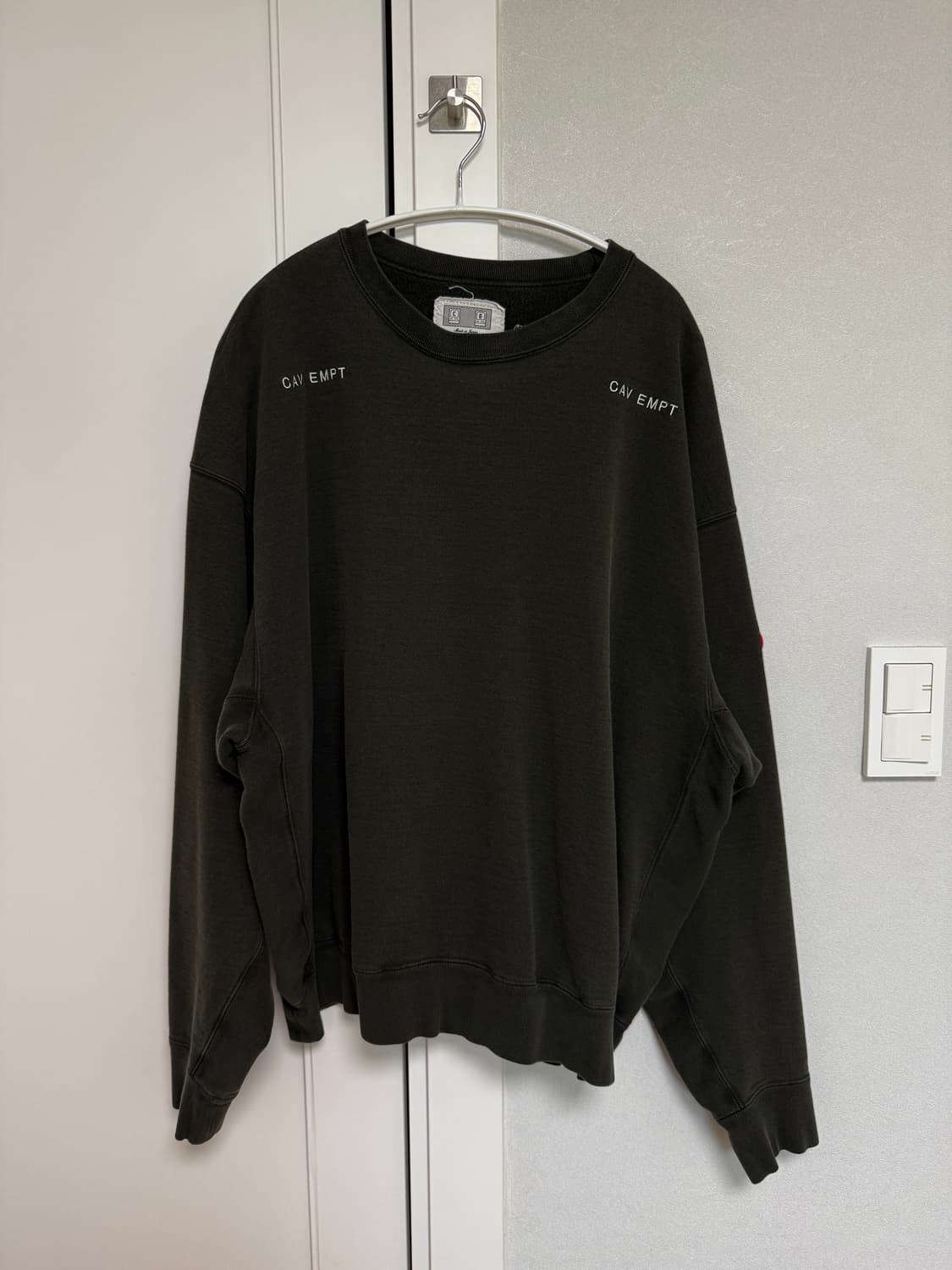 카브엠트 솔리드 크루넥 블랙 xl 상품이미지1