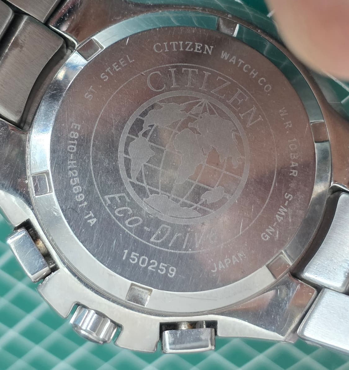 시티즌 (CITIZEN) 솔라 퍼페츄얼 에코드라이버 E819 고장 시계 상품이미지4