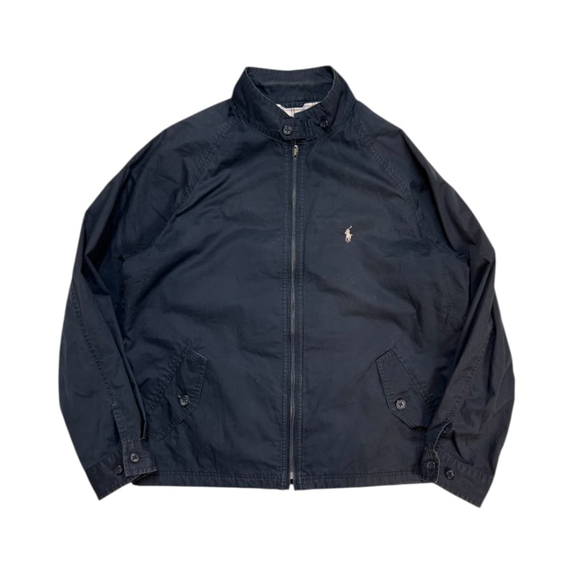M-L) 폴로 랄프로렌 90s USA 클래식 코튼 집업 자켓 OJ-P-- 상품이미지2