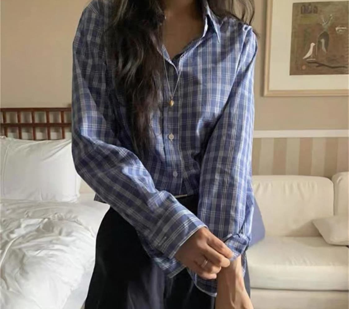 체크 셔츠 상품이미지1