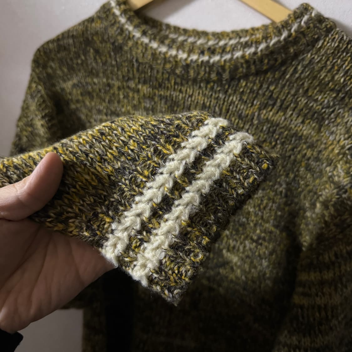 앤더슨벨 멜란지 스웨터 L (남성 100정도) 상품이미지6