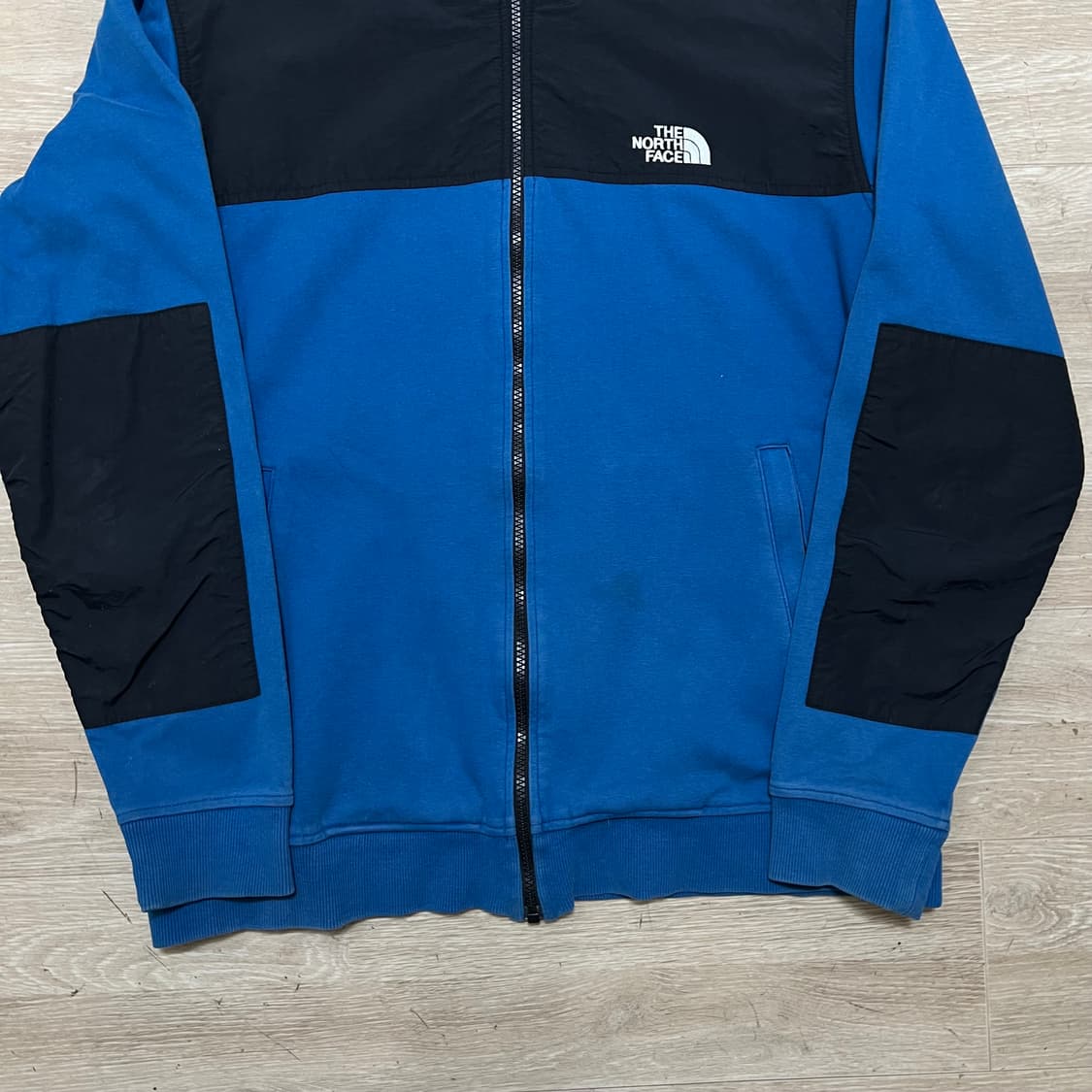 노스페이스 배색 로고 후드집업 [블루] 2XL/110 상품이미지3