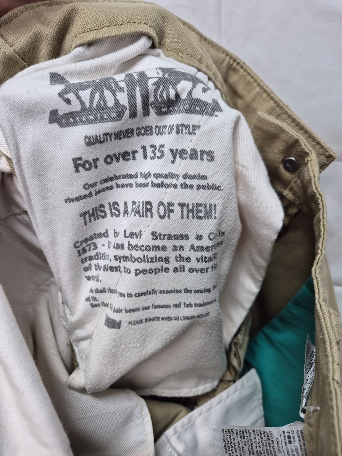 리바이스 카고 팬츠 상품이미지5