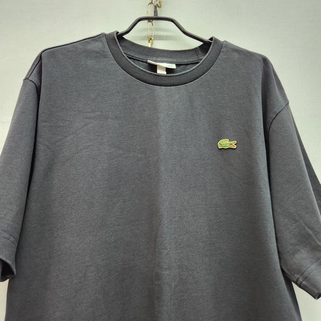 라코스테 로고 반팔티 M(L) 상품이미지2