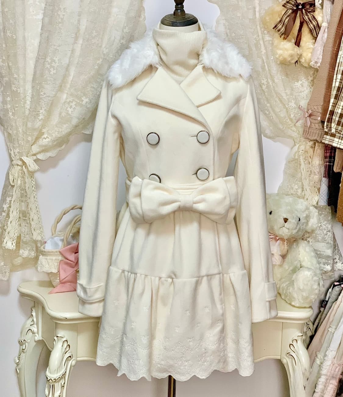 리즈리사 달천깔 히메갸루 코트  상품이미지1