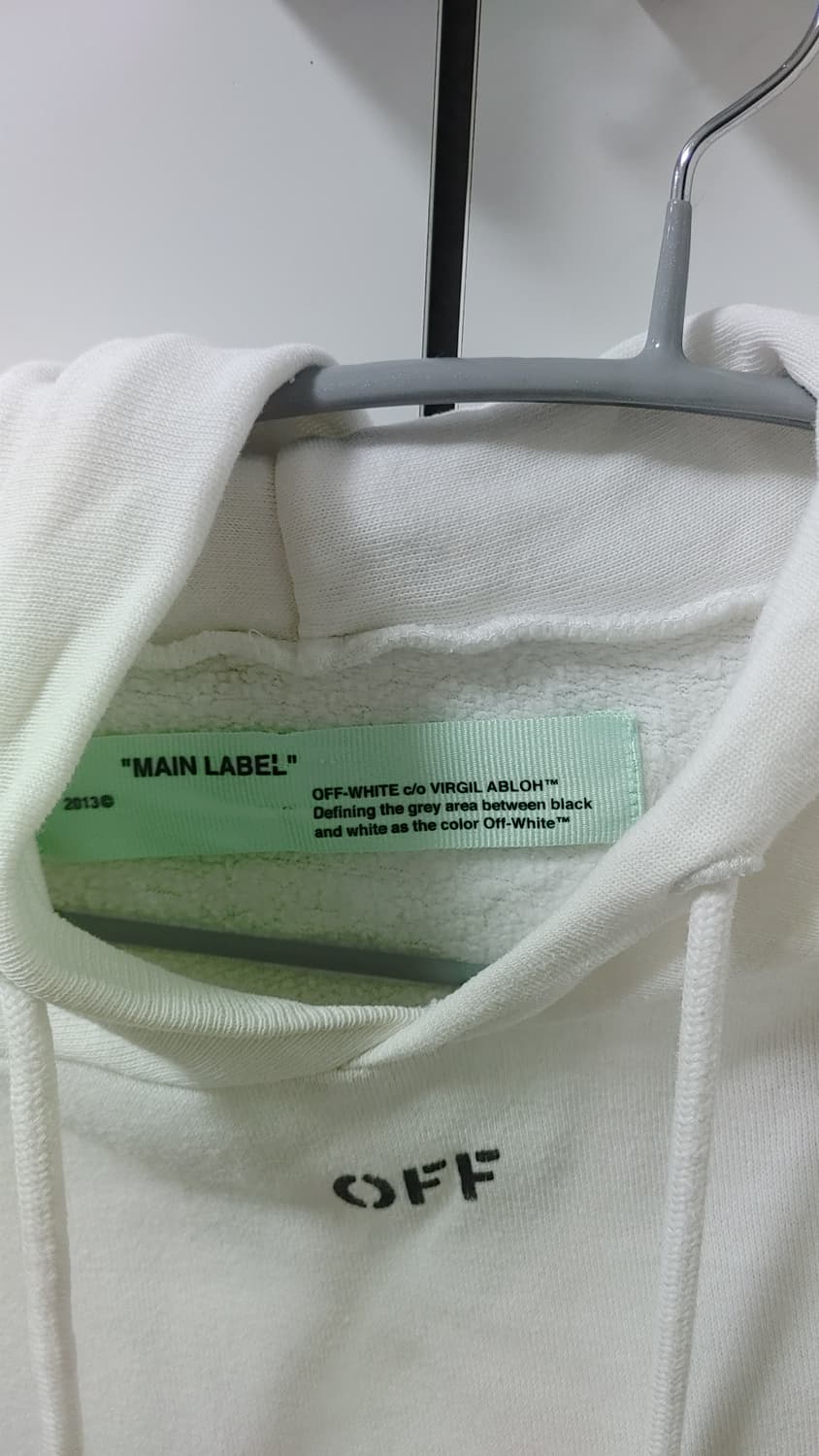오프화이트 18FW 모나리자 후드티 M 상품이미지3