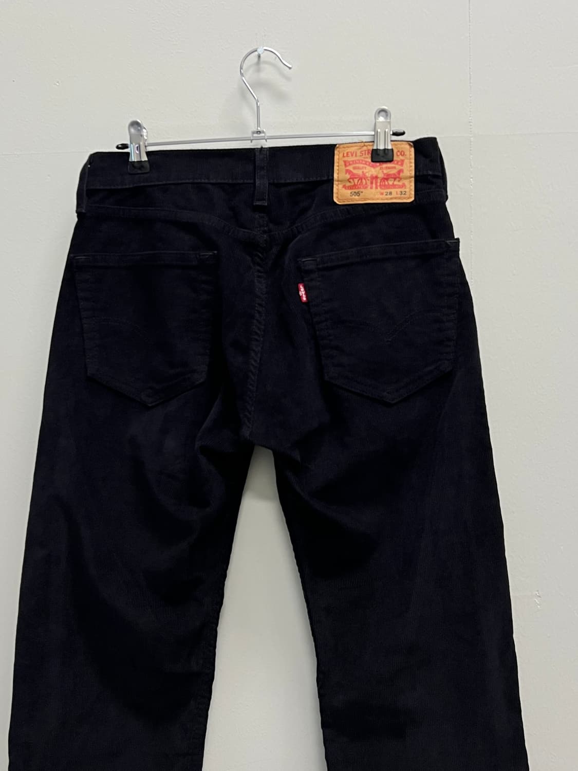 리바이스 505 코듀로이 팬츠 블랙 상품이미지4