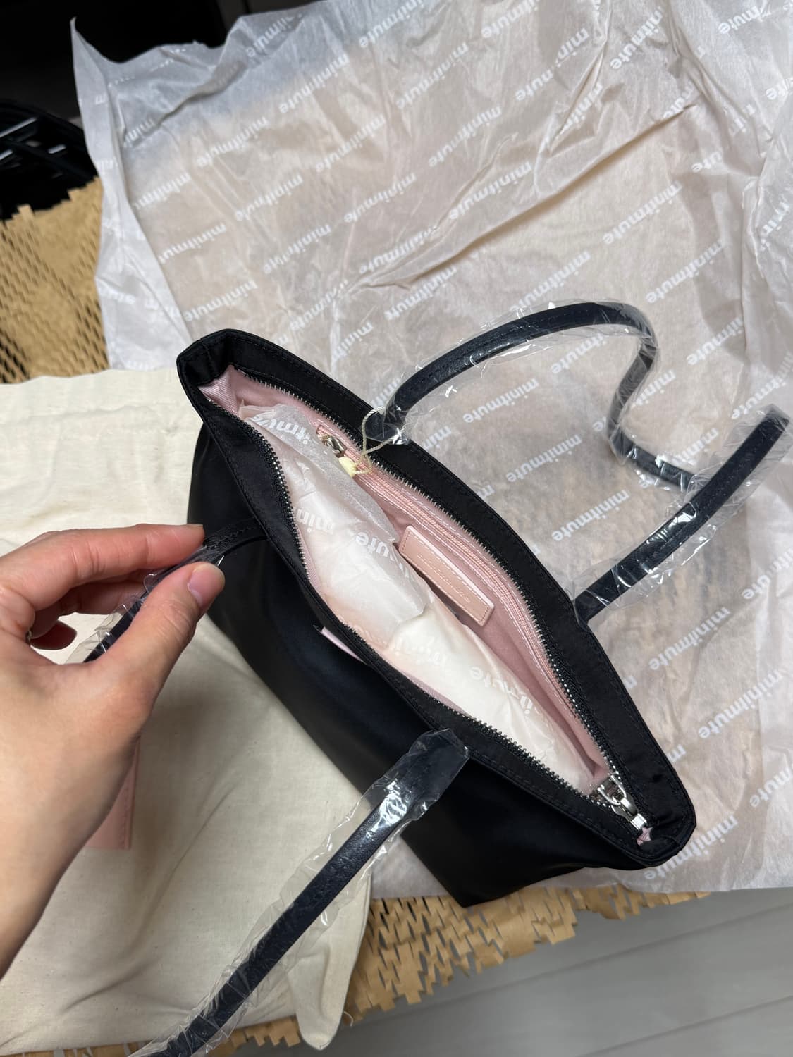 미닛뮤트 일본 클로숄더 요자쿠라 블랙 ( 바로택배가능) 상품이미지5