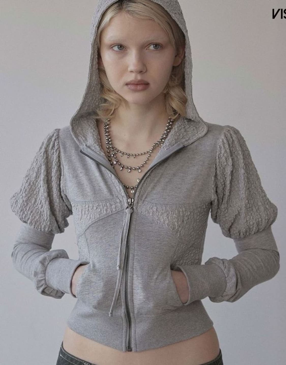 스컬프터 2000아카이브스 코이세이오 퍼프 후드집업 상품이미지1