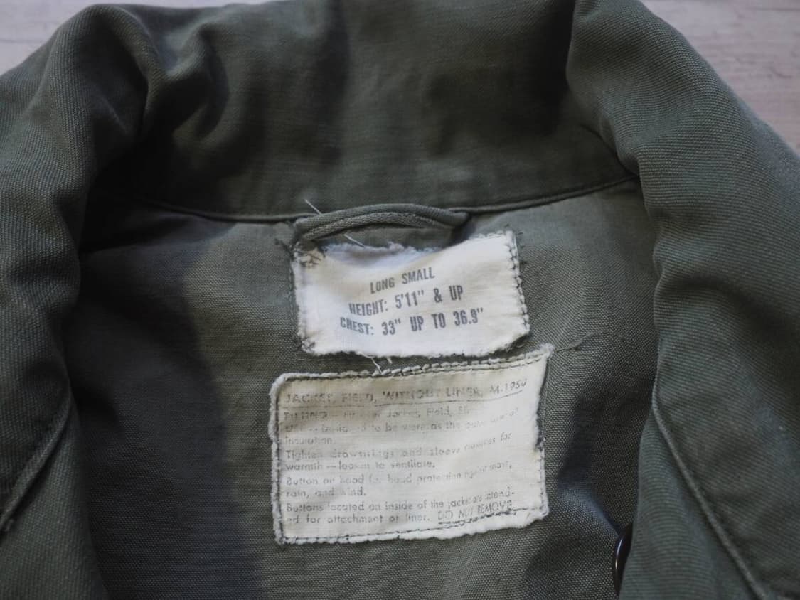 m-1950 50s 오리지널 필드 재킷 s-l (m65) 상품이미지2