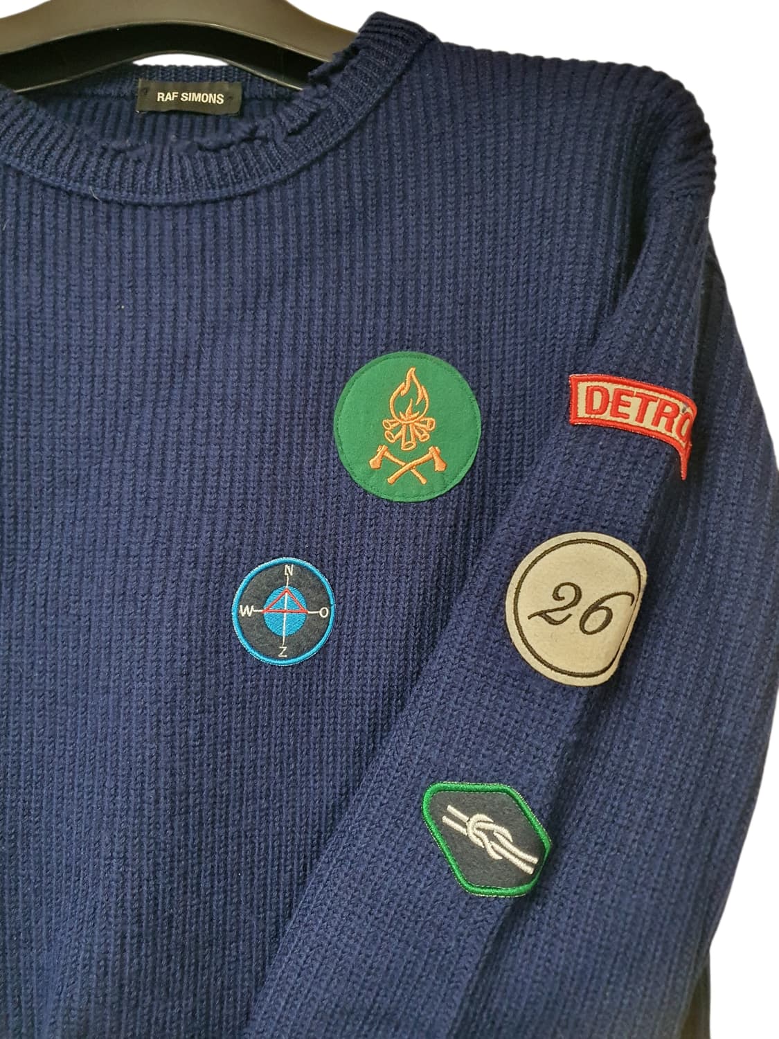 RAF SIMONS 데미지 니트 상품이미지3