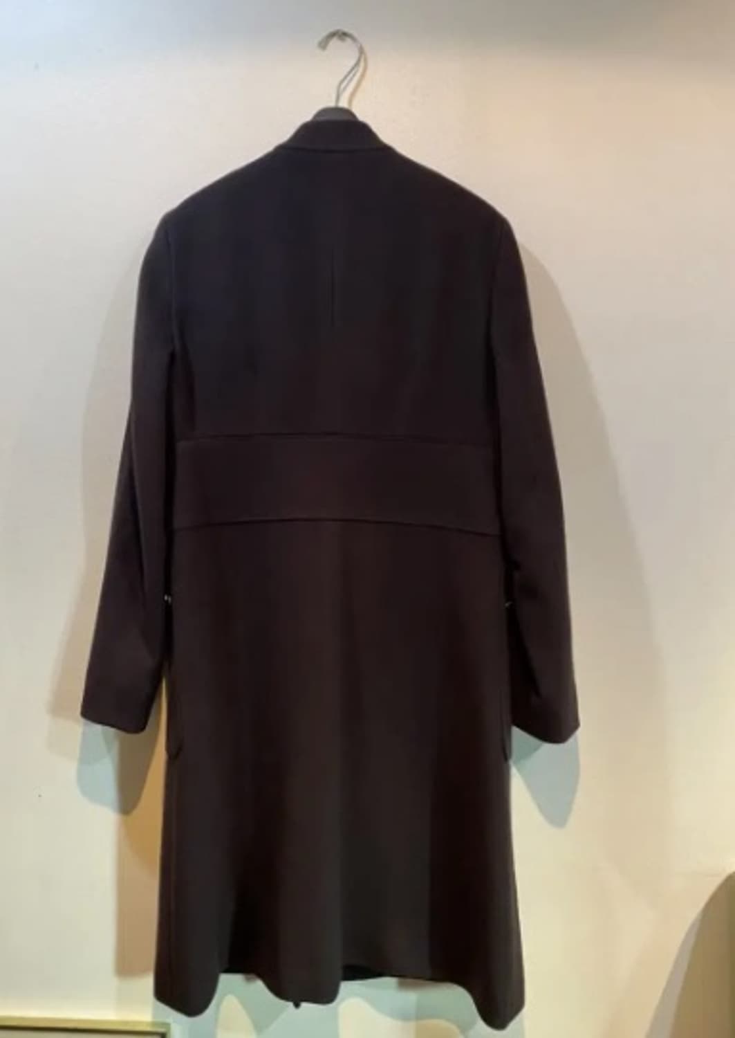 [정품] 셀린느 클래식 슬림 실루엣 집업 미니멀 코트 블랙 XS 상품이미지2