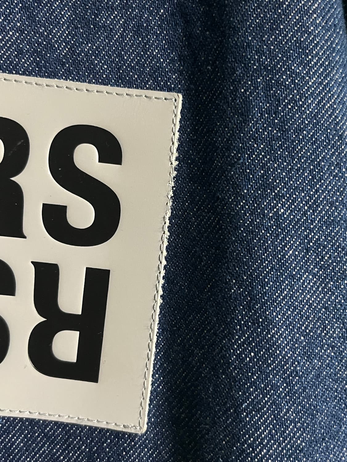 라프시몬스 데님 패치 셔츠 상품이미지5