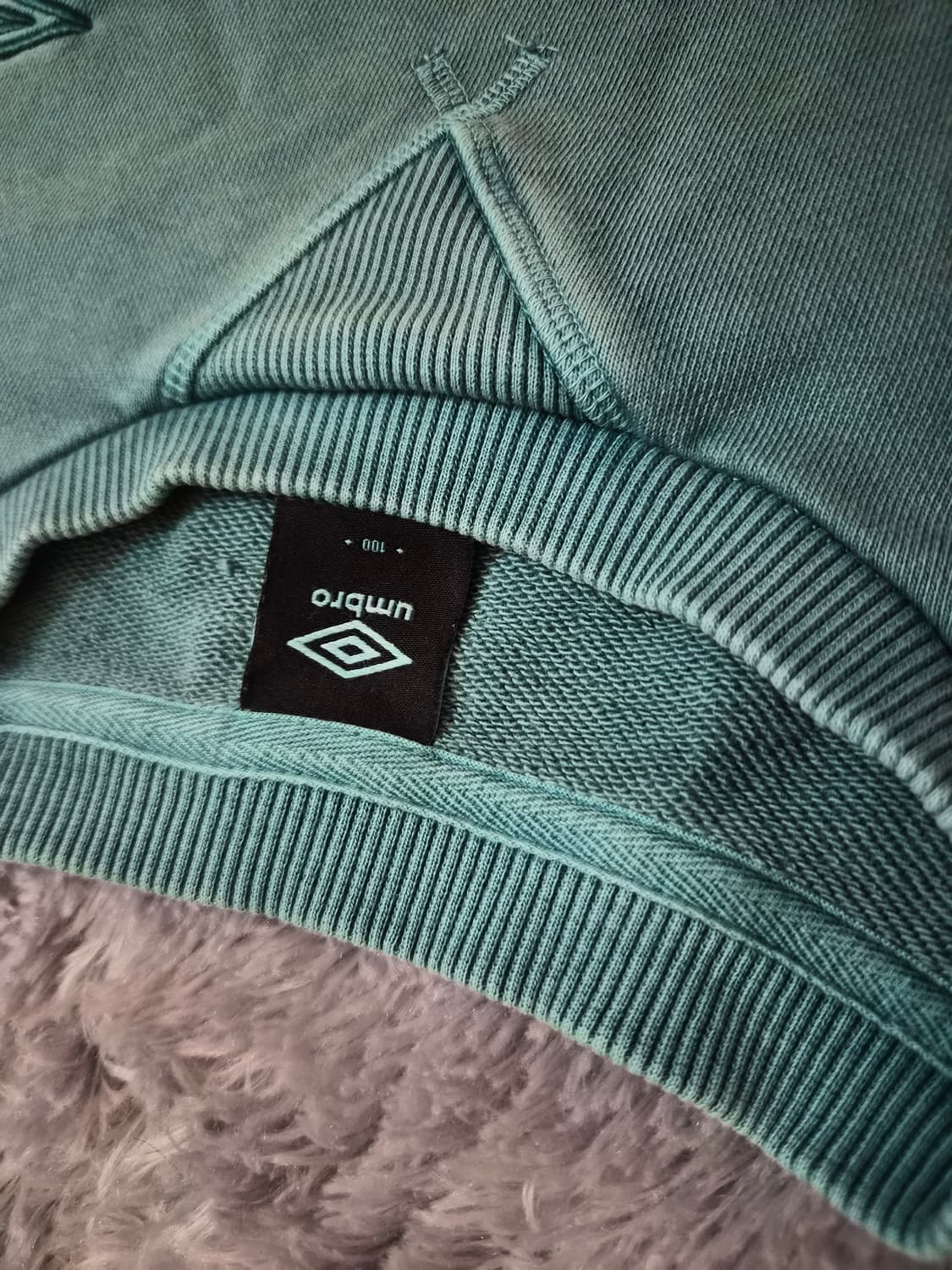 (XL-100) 엄브로 피그먼트 워싱 테리소재 남성 맨투맨 상품이미지5